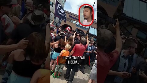 Probably Not The Welcome Trudeau Was Hoping For In Belleville