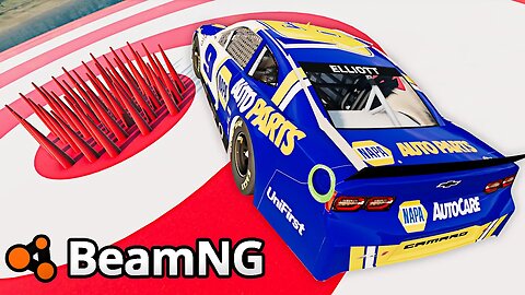 HIT THE TARGET WITH CHASE ELLIOTT // BeamNG Drive | NASCAR Mod