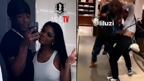 Lil Uzi Is Stopped By "GF" JT After Getting Into An Altercation While Shopping! 🥊