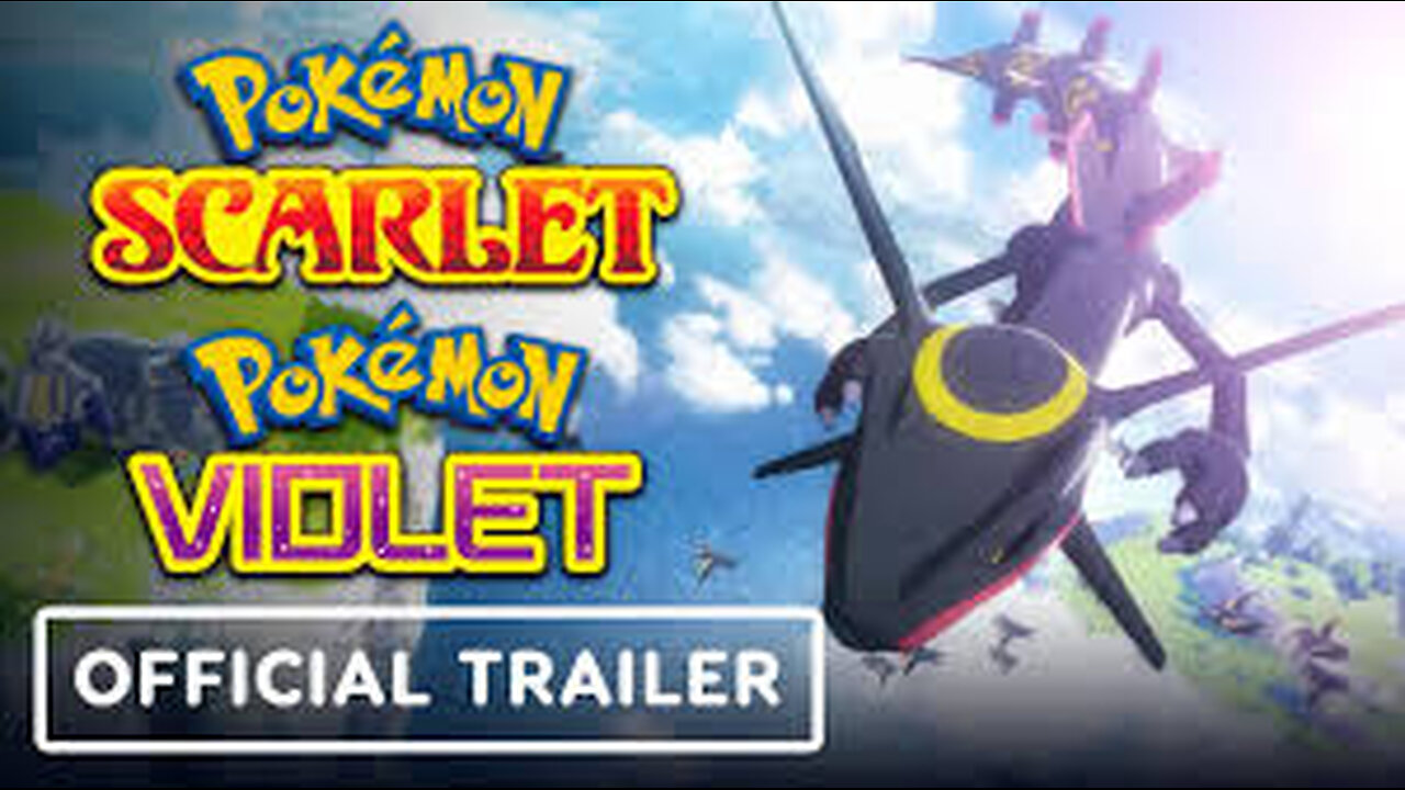 Pokemon Scarlet and Pokemon Violet - Official Shiny Rayquaza Trailer