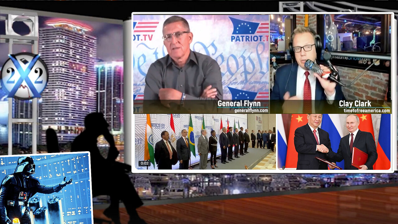 General Flynn | Flynn & Clay Clark Join X22 to Discuss: CBDCs, BRICS, Dedollarization, Great Rest, Bird Flu, COVID, Mpox, Mosquito-Born-Diseases, Trump 2024 & Will X22 Disclose Identity At Oct 18-19 Selma, NC ReAwaken!