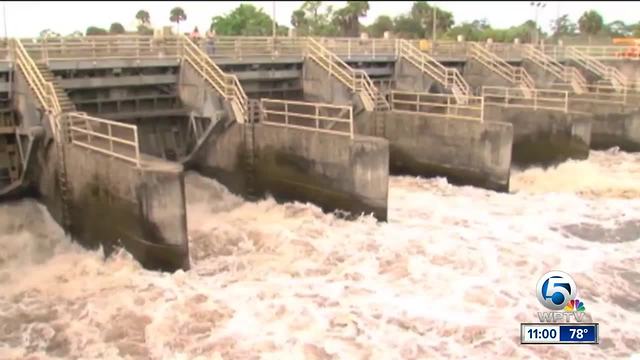 Billions of gallons of Lake Okeechobee water to be released daily toward the St. Lucie Estuary