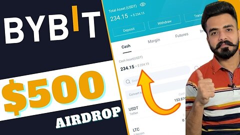 🔥500 Airdrop BYBIT धमाका फिर से I NO KYC I Biggest Crypto loot I गलती से भी miss मत करनाverified