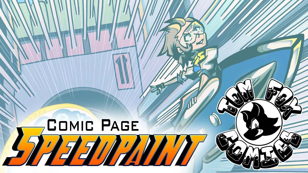 Aerodynamic Page 20 - Webcomic Speedpaint - TomFoxComics