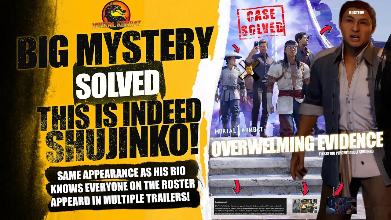 Mortal Kombat 1 Exclusive: Shujinko is the MYSTERY Person, Based on FACTS & Overwhelming Evidence!