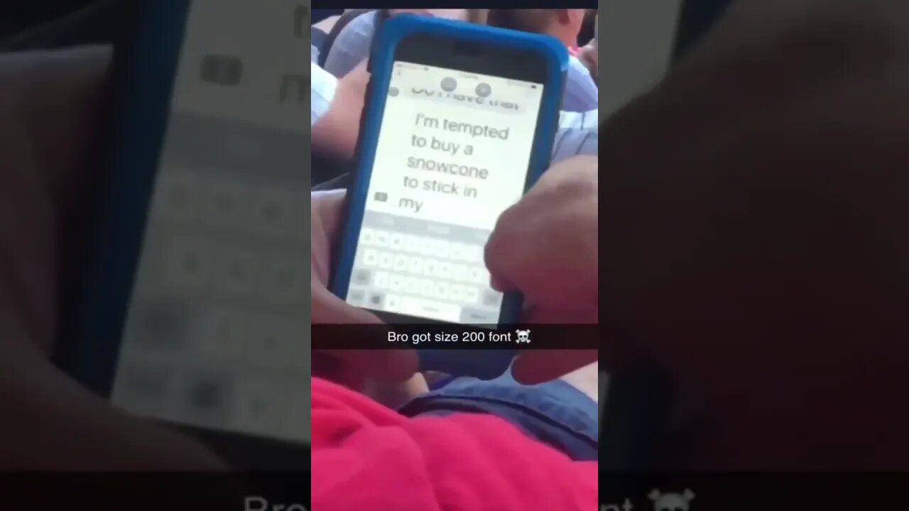 Bro Got Size 200 Font It #Shorts