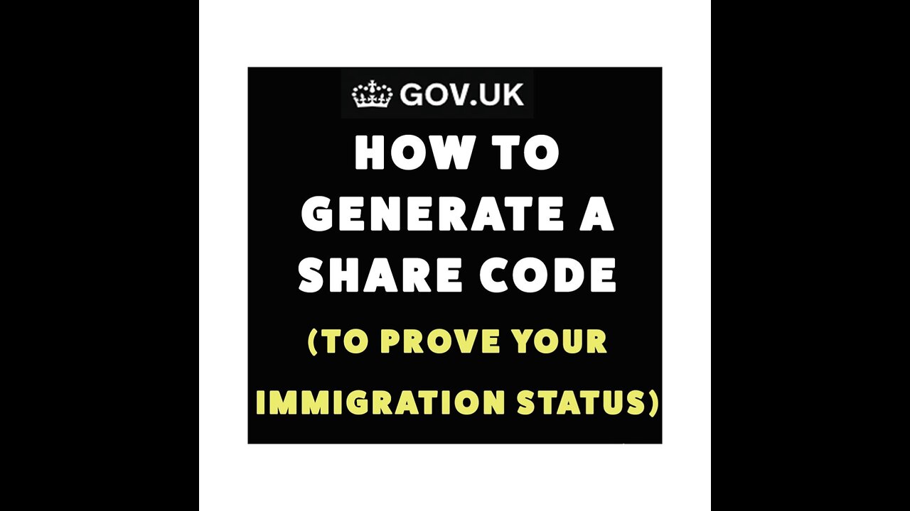 Get Share Code To Prove Your Immigration Status | UK | Simple Process