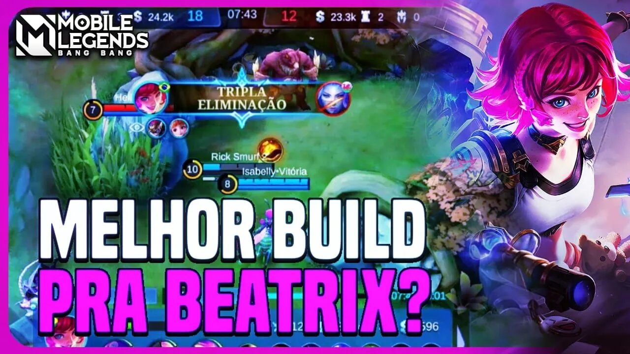 ESSA BUILD DA BEATRIX VAI QUERER FAZER VOCÊ TESTAR!! A MELHOR QUE JA VI | MLBB