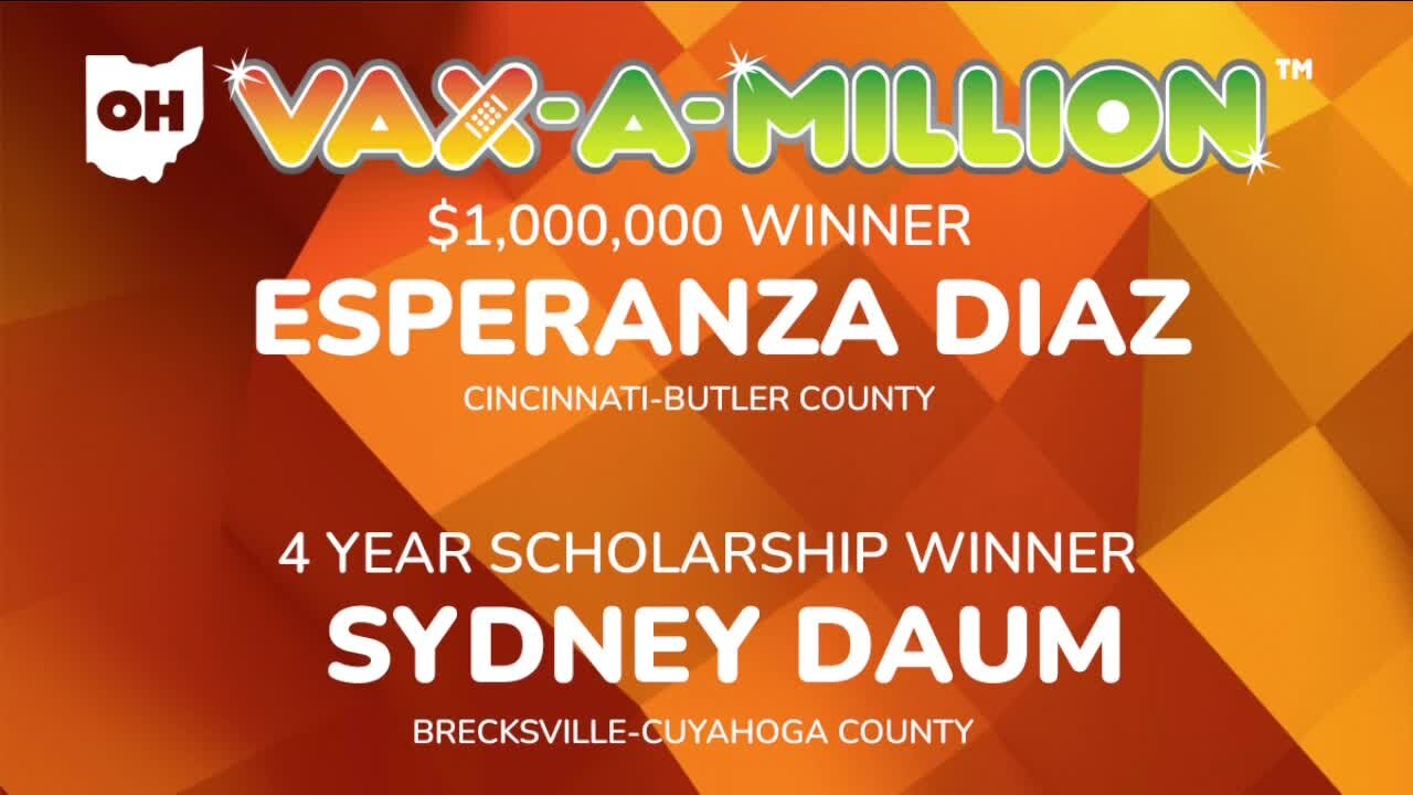 Woman from Cincinnati wins Ohio’s final Vax-a-Million drawing