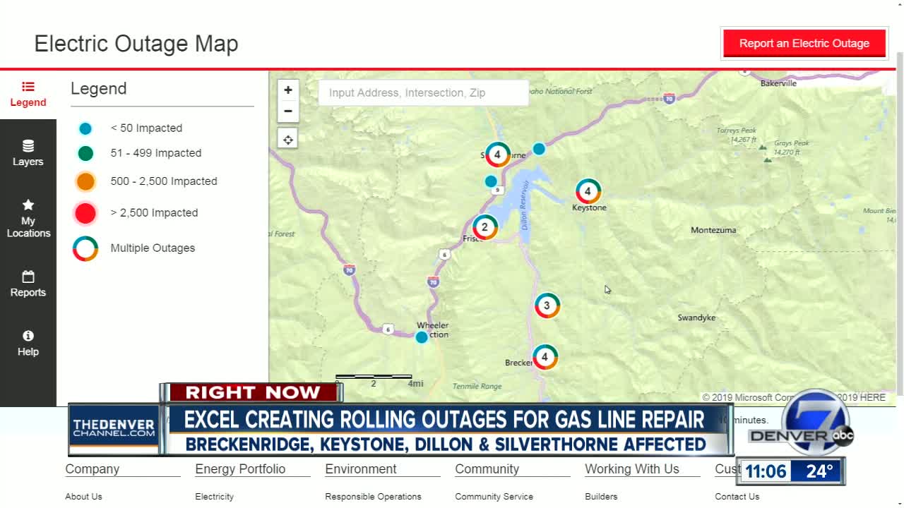 Rolling power outages across Summit County close schools, ski areas Friday