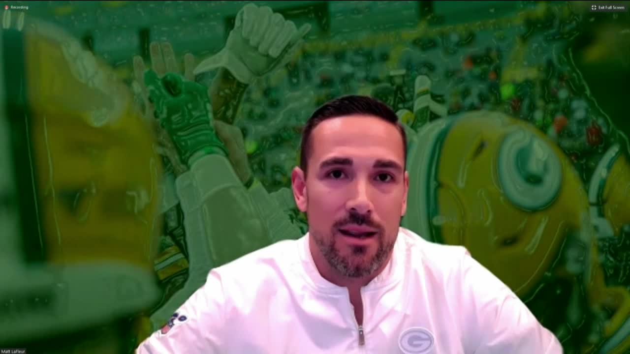 Green Bay Packers coach Matt LaFleur discusses inequality, recent team video statement