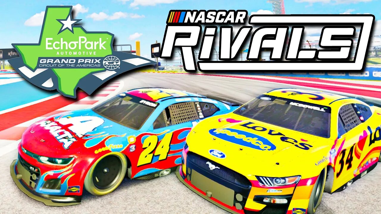 🔴 SIMULATING THE ECHOPARK TEXAS GRAND PRIX at COTA // NASCAR Rivals LIVE