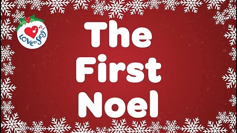 The First Noel with Lyrics | Christmas Song & Carol