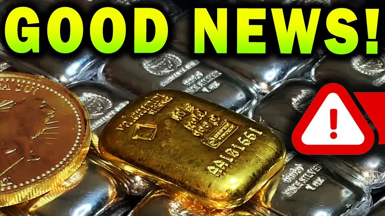 You'll NEVER Believe The Good News About Gold & Silver Today! Wait Until You See The End!