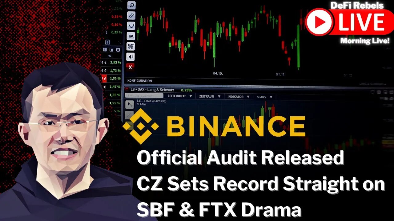 Binance Proof Of Reserves & Liabilities | CZ SBF FTX Drama | Crypto Market News & TA