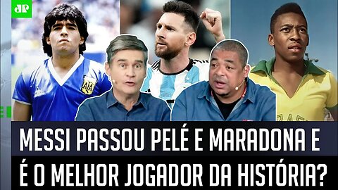 "É INJUSTO! O Messi tem UMA VANTAGEM contra Pelé e Maradona que é..." OLHA esse DEBATE POLÊMICO!