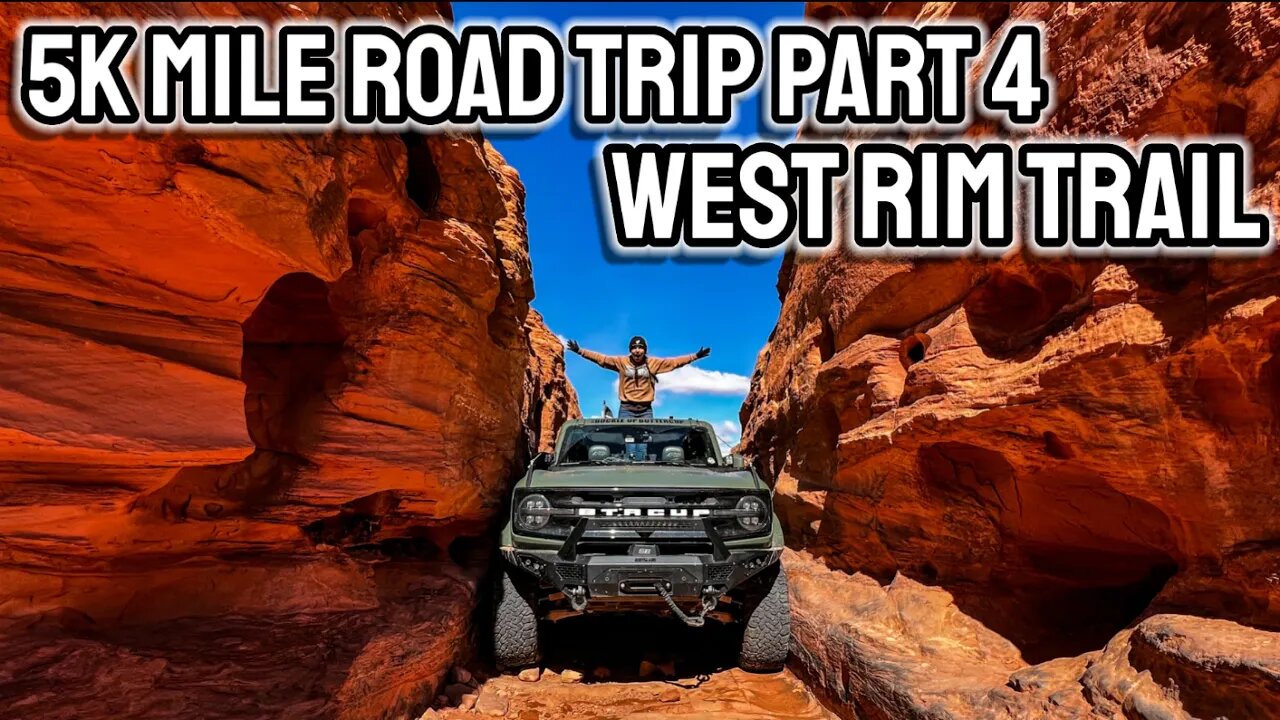 5k Mile Road Trip Part 4 | United By Bronco Day 1 West Rim Trail in Sand Hollow w/ 2021+ Ford Bronco