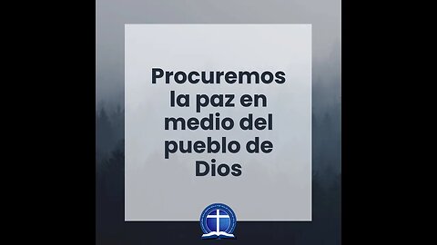 Procuremos la paz en medio del pueblo de Dios