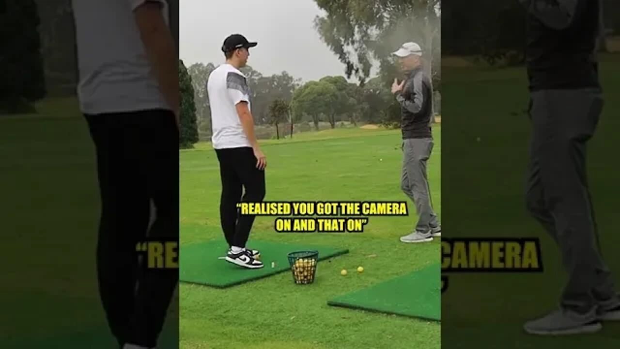 Kicked Out of Private Golf Lesson #shorts
