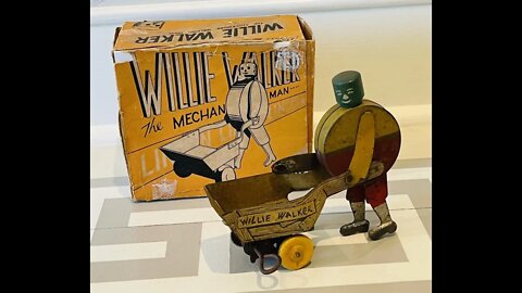 I discovered the worlds 2nd Toy Robot! Willie Walker!! Pre-Dates Atomic Robot Man!! 😱