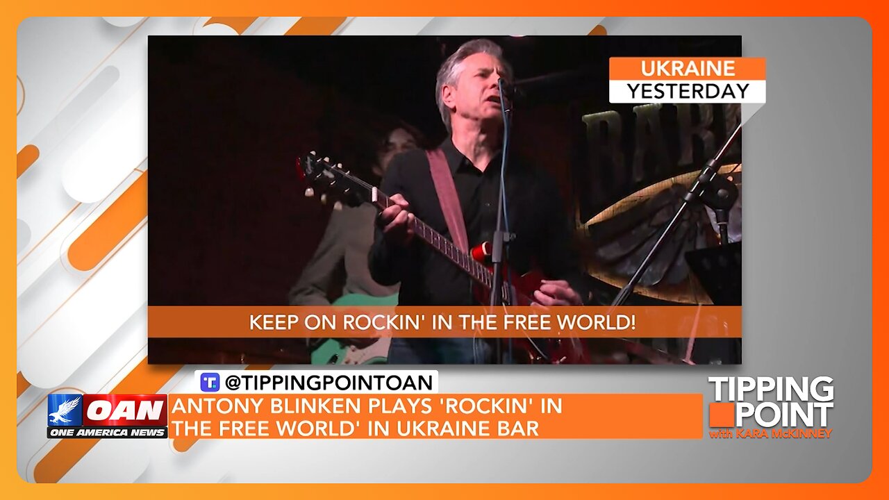 Blinken Sings 'Rockin' in the Free World' After Suspension of Ukrainian Elections | TIPPING POINT 🟧