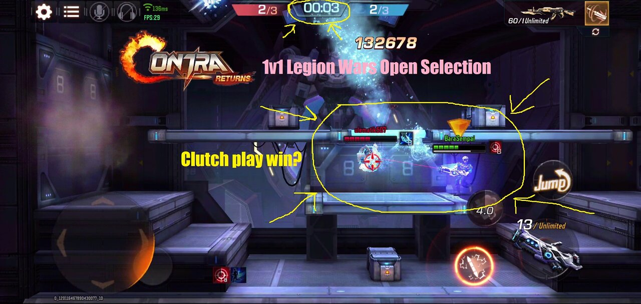 Contra Returns: 3/6/22-3/12/22 Legion Wars - 1v1 Open Selection