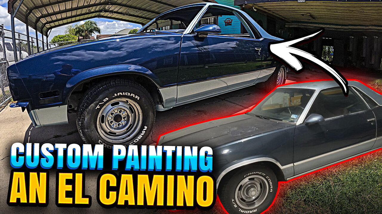 CUSTOM PAINTING A 1986 EL CAMINO FROM START TO FINISH