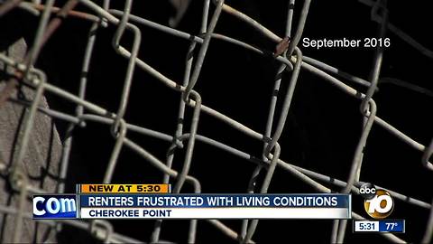 Renters frustrated with living conditions