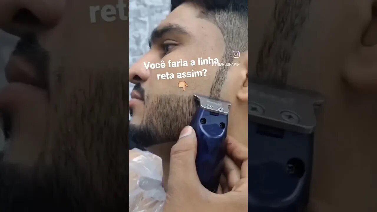 Você faria a barba assim?