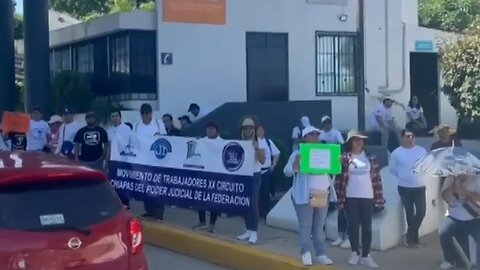 Trabajadores del Poder Judicial toman caseta de Chiapa de Corzo