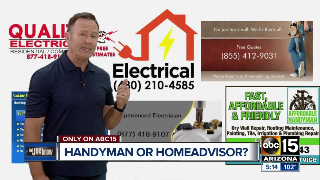 Let Joe Know: Contractor raises questions about how HomeAdvisor generates referrals