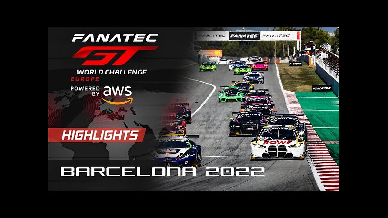 Race Highlights | Barcelona 2022 | Fanatec GT World Challenge Europe Powered by AWS