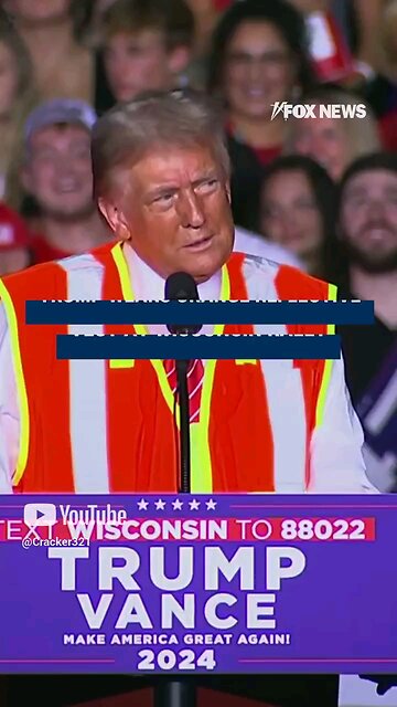Trump likes the orange vest