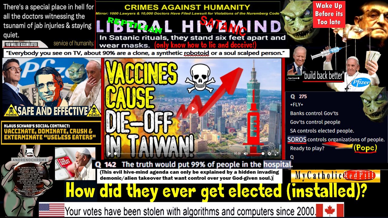 VACCINES CAUSE MASSIVE DIE-OFF IN TAIWAN! - Jabs Kill More Than Chinese Government!