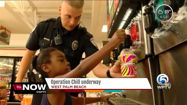 Operation Chill: West Palm Beach police offer kids free Slurpees on a hot day