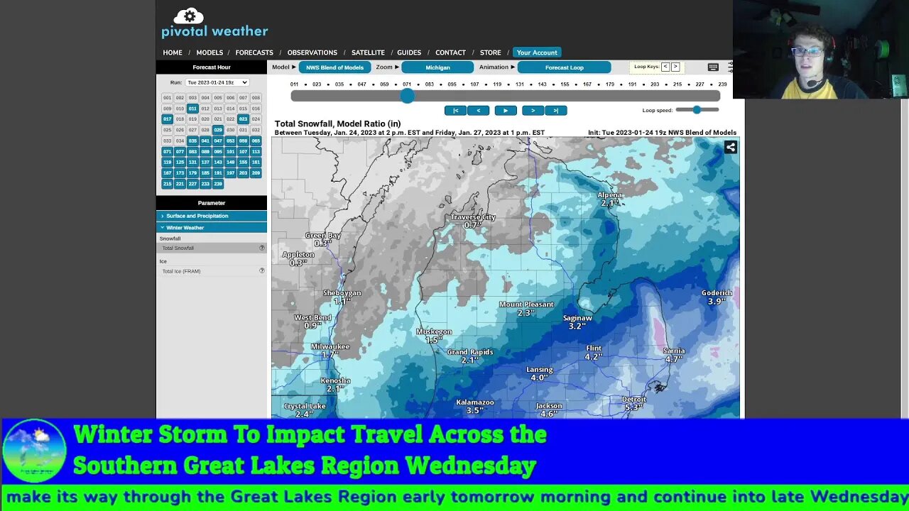 LIVE Update on Wednesday Winter Weather Event