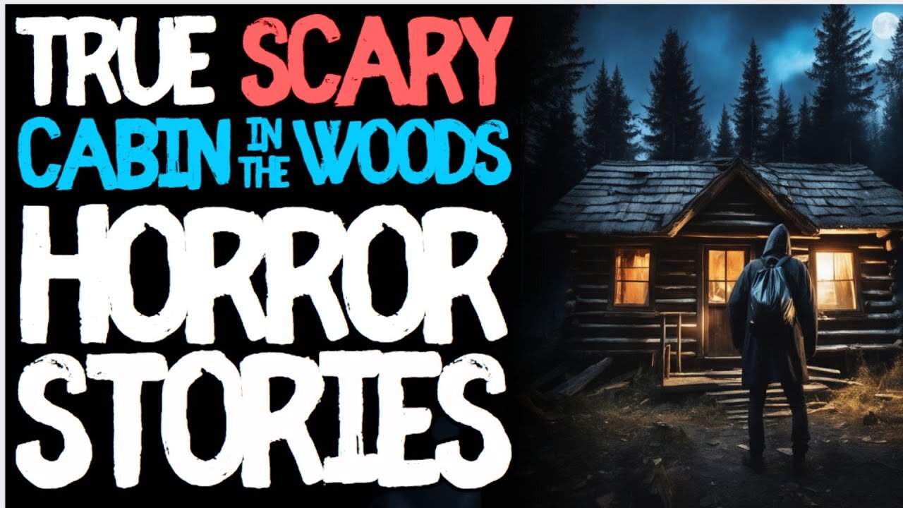 90 mins of True Cabin in the Woods Scary Horror Stories for Sleep | Black Screen Ambient Rain Sounds