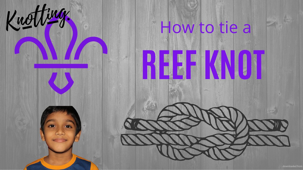 How to Tie a Reef Knot | Scouting With Ashaz | Knotting