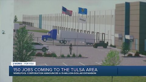 Whirlpool Corporation announces $15M expansion, 150 jobs coming to Tulsa area