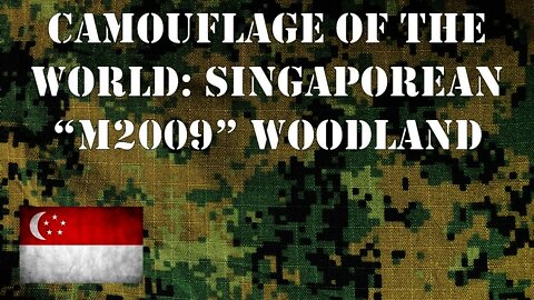 Camouflage of the World: Singaporean "M2009" Woodland