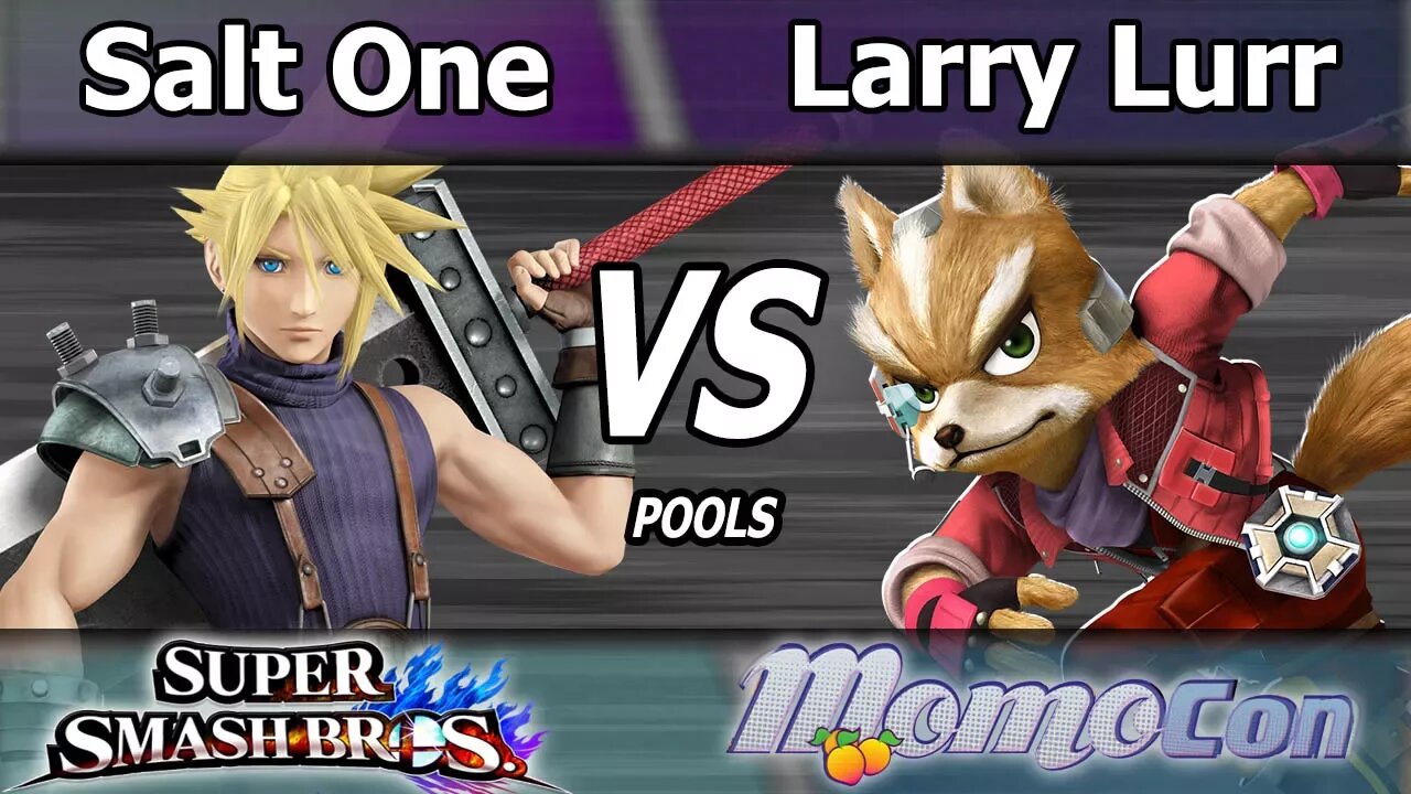 Salt One (Cloud) vs. MSF|Larry Lurr (Fox) - Wii U Pools - Momocon 2017