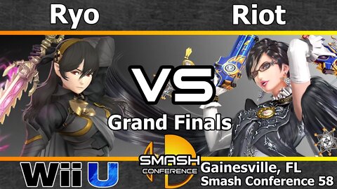 MVG|Ryo (Corrin & Ike) vs. Riot (Bayonetta) - Grand Finals - SC58