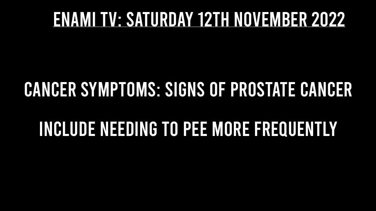 Cancer symptoms: Signs of prostate cancer include needing to pee more frequently