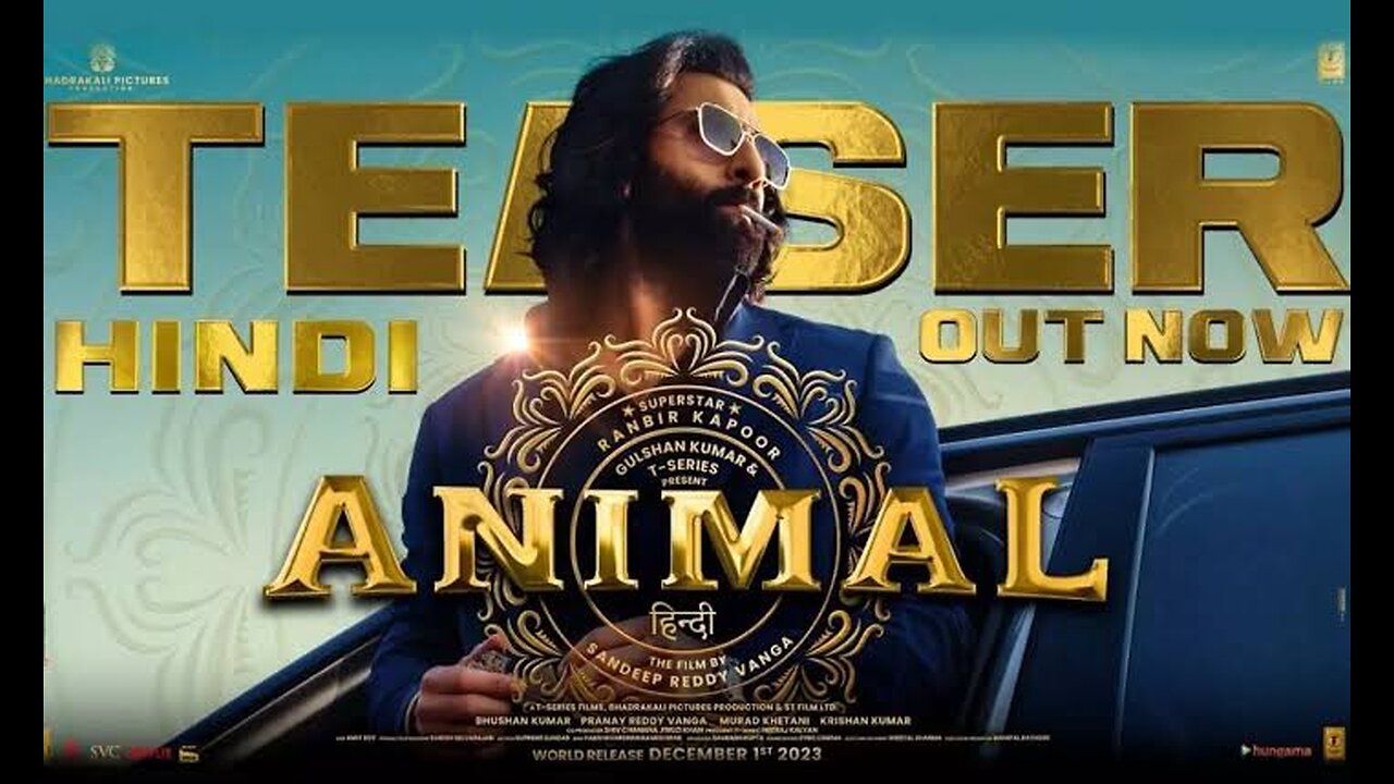 Animal Teaser | Ranbir Kapoor | Rashmika Mandana | Sandeep Reddy Vanga