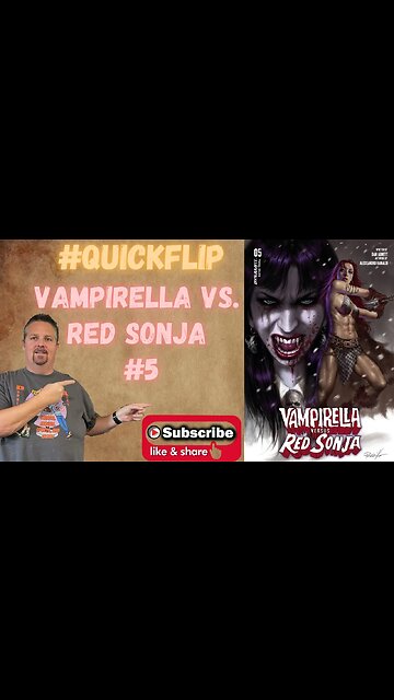 Vampirella vs. Red Sonja #5 Dynamite #QuickFlip Comic Book Review Abnett,Ranaldi,Parrillo #shorts