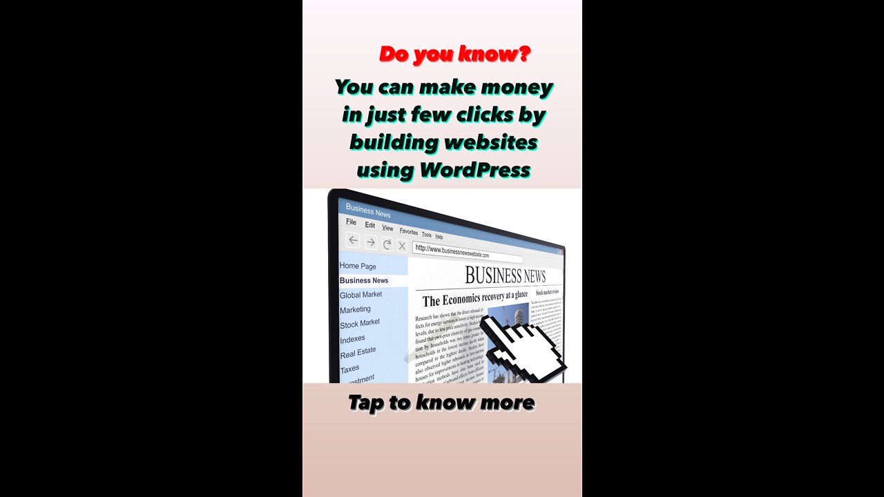 Earn money online by the help of word press just on one click link in discription.......