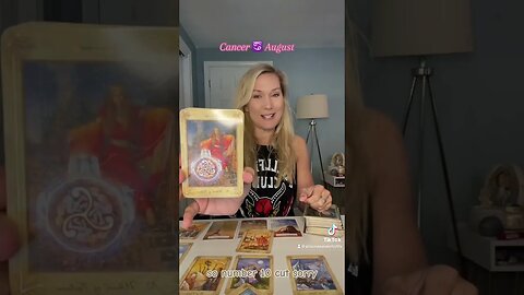 Cancer ♋️ August tarot card reading #cancer #tarot #tarotcards