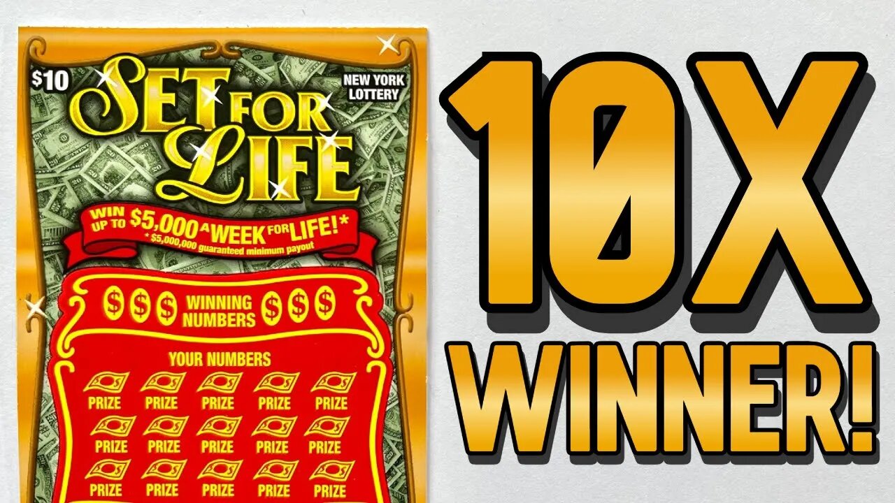 ⭐️ We FINALLY found the STAR!!! 10X Multiplier for the first time EVER!!! Set For LIFE | NY Lottery