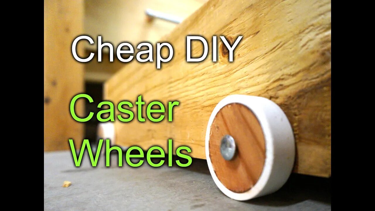 Cheap DIY caster wheels - workbench drawers