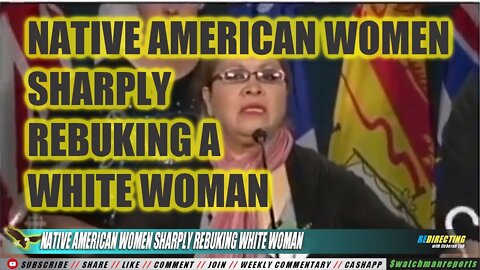 Native American Women Sharply Rebuking a Reporter Who forgot where she was a Guest in Her House!!!